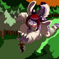playful nikki tree game forest chase ken_cougr dracobunny
