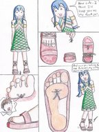 giantess feet soles shoes insole shrunken_men foot_crush under_foot darkspeed7