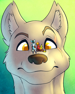 drawing furry wolf anthro color nose shrunken_women sheela phoenix roxzy fennec_fox muzzle