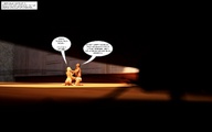 scared story shrunken_men shrunken_woman jessi_and_vicky tiny_mk digital_render