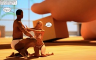 blonde story shrunken_men shrunken_woman jessi_and_vicky tiny_mk digital_render