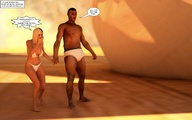 blonde scared story shrunken_men shrunken_woman jessi_and_vicky tiny_mk digital_render