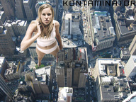 giantess city blonde traffic vehicles kontaminator point_of_view