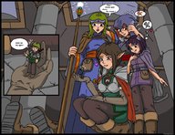 drawing comic color handheld gloves shrunken_men hand thor66 cat_girl pointed_ears