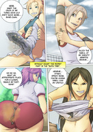 drawing panties comic color butt butt_crush story school grin fart shrunken_man cruel smelly_socks socks_sniffing smelly_panties students inside_sock kibate between_buttcheeks armpits