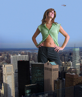 giantess collage city clothed helicopter unknown_artist belly skyscraper jillian_michaels rooftop_view looking_at_helicopter