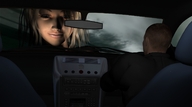 blonde blue_eyes amazon night in_car digital_render