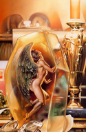 drawing nude angel color shrunken_woman entrapment
