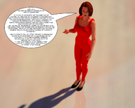 story red_hair shrunken_woman jessi_and_vicky tiny_mk digital_render
