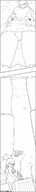 breasts drawing giantess crush panties giga city mega upskirt monochrome butt bra skirt anime multiple_sizes jodagee boots android_18 dragon_ball giantesses bulma point_of_view hands_on_hips hairband bulma_briefs