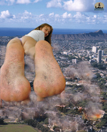 giantess collage feet city destruction soles shadester looking_at_viewer