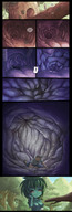 giantess karbo vore blushing color tree dryad forest panels
