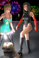 breasts giantess color boots shrunken_men amazon female_domination enka_boot