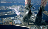 collage panties city mega destruction highway standing stiletto_heels