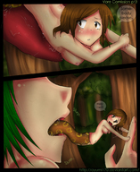 breasts giantess vore tongue saliva anime snake_girl
