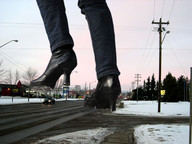 giantess collage legs snow streets vehicles crushed_car town_or_outskirts