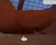 feet barefoot story shrunken_woman jessi_and_vicky under_foot imminent_crush tiny_mk digital_render