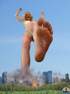 giantess crush mega blonde destruction blood dirty_soles