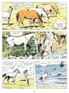 drawing comic color ocean story running gullivera land horses milo_manara