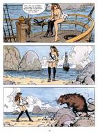 drawing comic color ocean story shrunken_woman gullivera ships milo_manara giant_rat