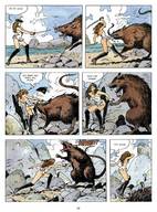 drawing comic color sword story shrunken_woman gullivera milo_manara giant_rat