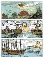drawing giantess comic color story gullivera ships pirates milo_manara defeated