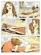 drawing giantess comic color beach ocean story gullivera ships milo_manara