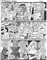 drawing giantess comic monochrome breast_milk intruder traveler