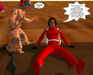 giantess jessica alien soles victoria story shrunken_people jessi_and_vicky under_foot tiny_mk digital_render