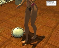 giantess jessica alien soles victoria story shrunken_people jessi_and_vicky under_foot tiny_mk digital_render