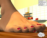 giantess jessica alien soles victoria story shrunken_people jessi_and_vicky under_foot tiny_mk digital_render