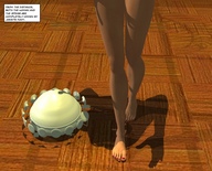giantess jessica alien soles victoria story shrunken_people jessi_and_vicky under_foot tiny_mk digital_render
