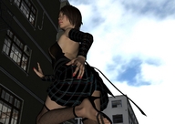 giantess buildings low_angle sandals looking_in_windown digital_render