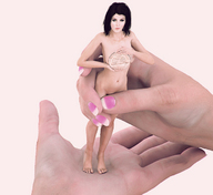giantess handheld shrunken_woman fierce-invalid seth