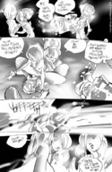 giantess comic mamabliss monochrome orgasm shrunken story massive held_down