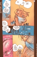 giantess comic mamabliss pee shrunken_people crowds heroine honoring interlude