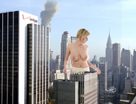 collage city blonde topless looking_down
