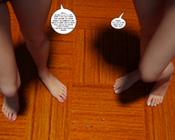 breasts crush alien barefoot blood shrunken_people cruel ufo tiny_mk jessica_and_victoria spacecraft