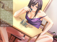 giantess micro city destruction anime table japanese_text