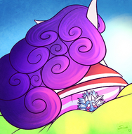 drawing giantess furry dragon color butt shrunken_men sitting hida sheela league_of_legends lulu_(league_of_legends)