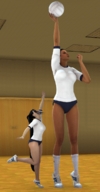 giantess volleyball mini size sneakers comparison point_of_view perspective difference height digital_render
