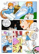 drawing comic color butt handheld in_shoe socks shrunken_men gwen_tennyson foot_pet ben_10 cartoon_network hair_pin