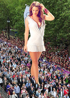 giantess collage dress walking crowds melissa_giraldo