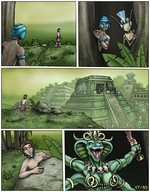 drawing giantess dragoness comic color shrunken_men dragonesslife the_lost_golden_staff_of_the_dragon_queen the_lost_golden_staff