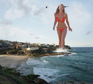 giantess collage swimsuit beach helicopter wonderslug houses wading swimmers nathalia_ramos