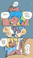 giantess insertion pussy panties vore blonde comic mamabliss cum shrunken_men digested swallowed sandwich hugo_and_kimberly macabre youre_no_fun pooped