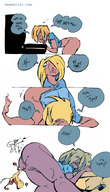 giantess insertion pussy panties vore blonde comic mamabliss cum shrunken_men digested swallowed sandwich hugo_and_kimberly macabre youre_no_fun pooped