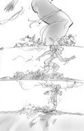 breasts giantess nude pussy city comic mamabliss monochrome bondage shrunken_people escape shipwreck transported