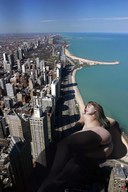 giantess collage nude city sleeping beach ocean shade jr skyscrapers