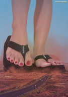 collage destruction desert sandals giantess_katelyn highway pedicure runners giantess_feet